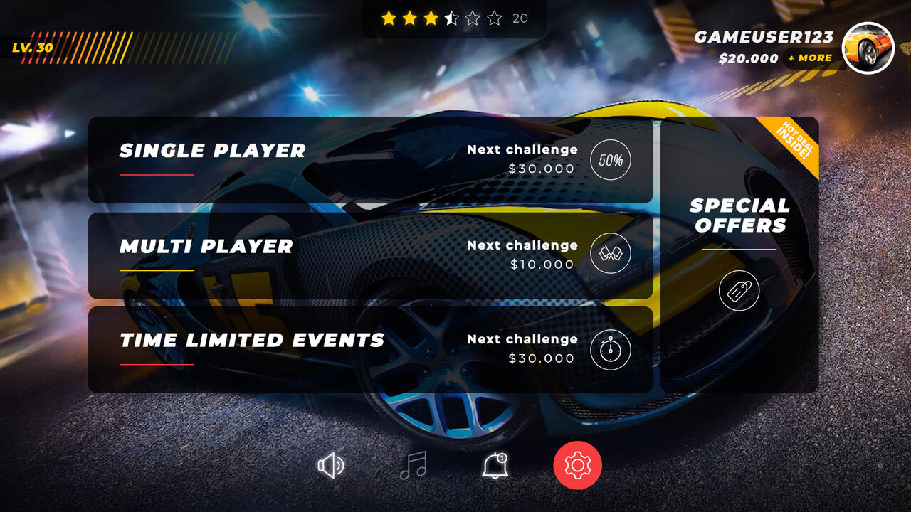 Main Menu