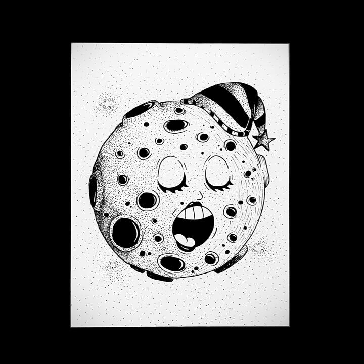 Sleepy Moon