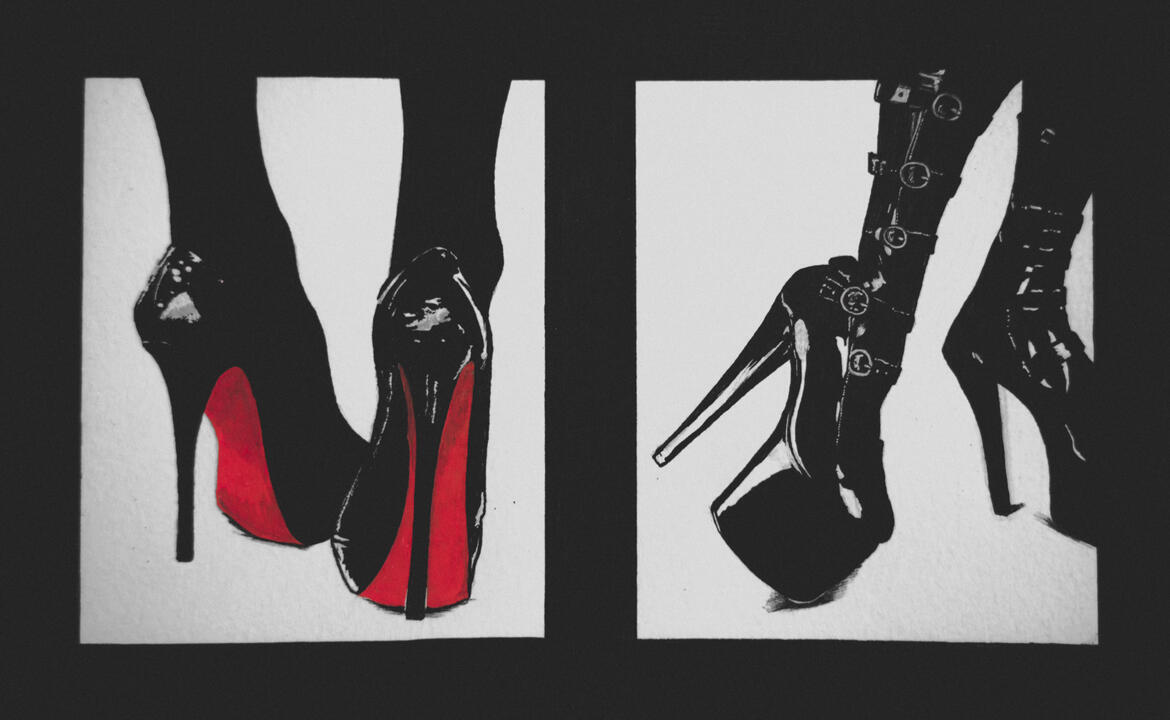 High heels